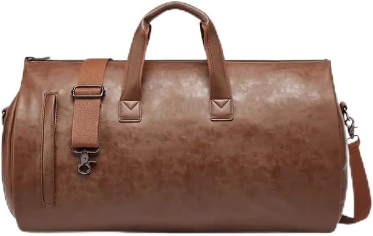 レザーダッフルバッグ調整可能なストラップショルダーハンドバッグ靴